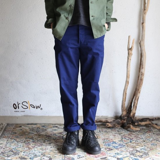 orslow】 FRENCH WORK PANTS ink blue オアスロウ フレンチワーク 
