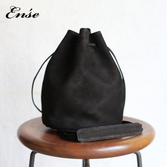 Ense(アンサ) kinchaku shoulder L black キンチャクショルダーL