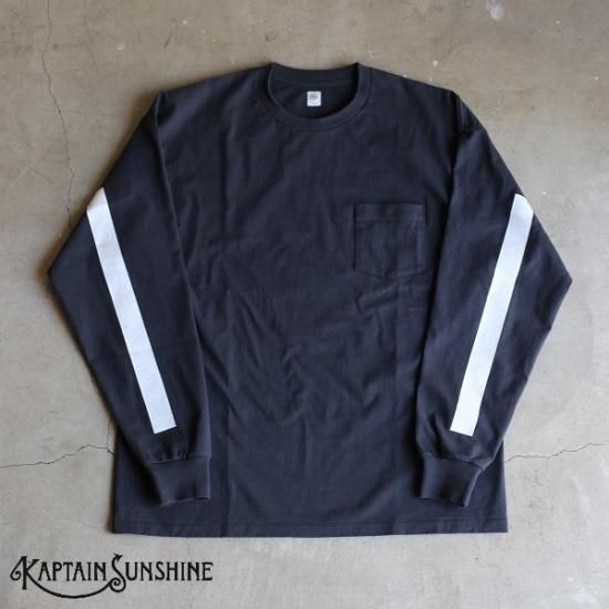 Kaptain Sunshine】West Coast Long Sleeves T-shirt ダーク