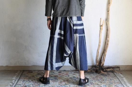 tamaki niime(タマキ ニイメ) 玉木新雌 indigo tarun pants long