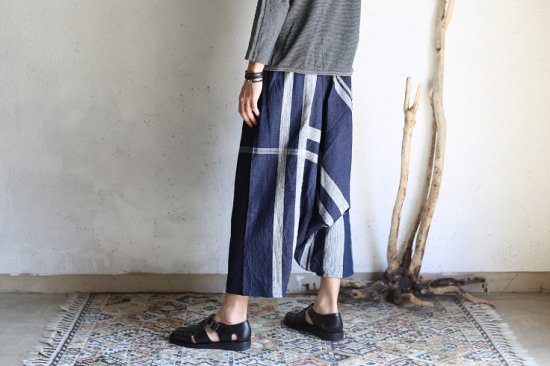 tamaki niime(タマキ ニイメ) 玉木新雌 indigo tarun pants long