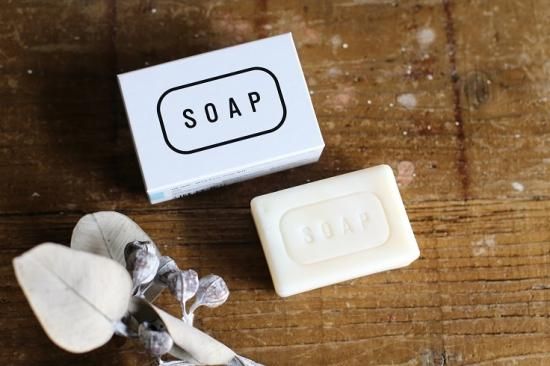 THE SOAP WHITE 釜焚き製法 石鹸 無添加石鹸 無香料 釜焚き枠