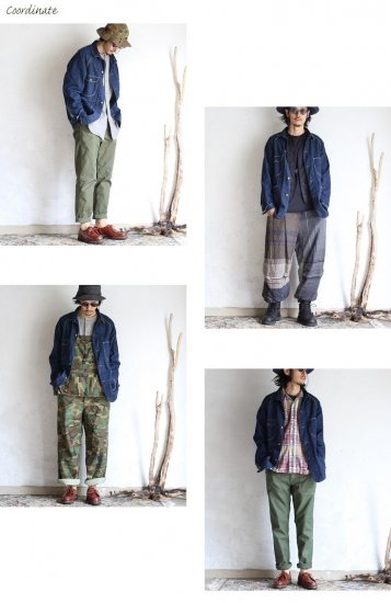 orslow】1950 DENIM COVER ALL One Wash 9oz(オンス) セルビッチデニム ...