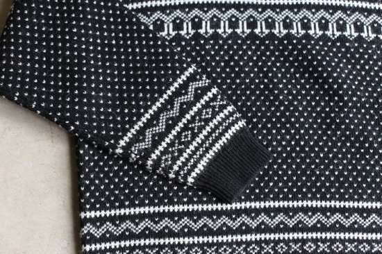 Kaptain Sunshine】Snowy Patterned Sweater スノウィーパターン