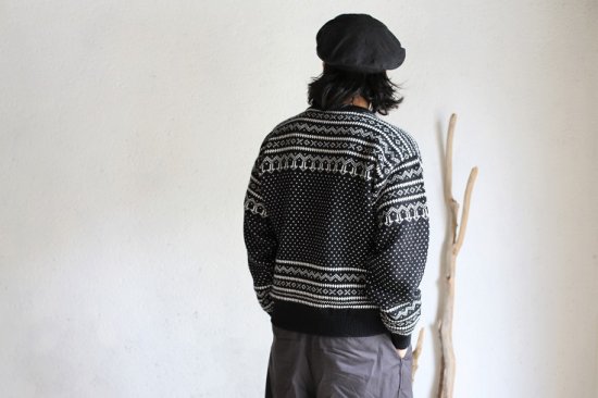 Kaptain Sunshine】Snowy Patterned Sweater スノウィーパターン