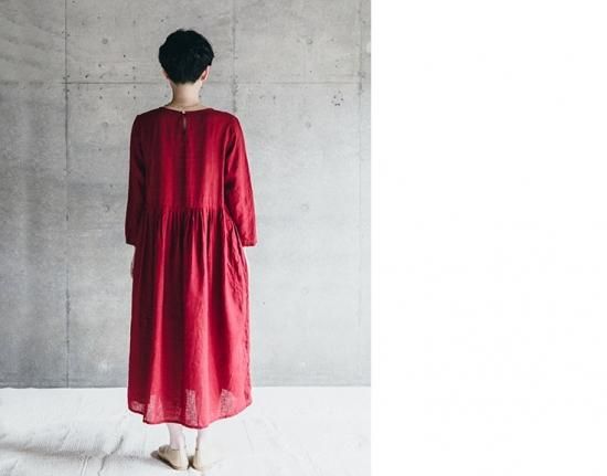 【高額売筋】 fog linen work(フォグリネンワーク) アイラ ワンピース トップス