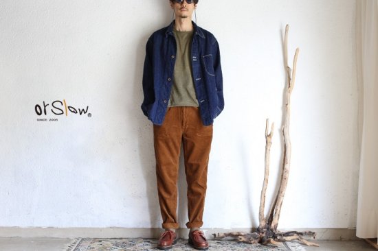 orslow】 20AW新作 NEW YORKER PANTS CORDS CAMEL オアスロウ 