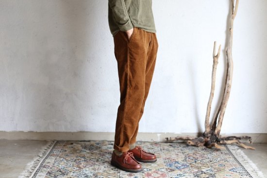 orslow】 20AW新作 NEW YORKER PANTS CORDS CAMEL オアスロウ