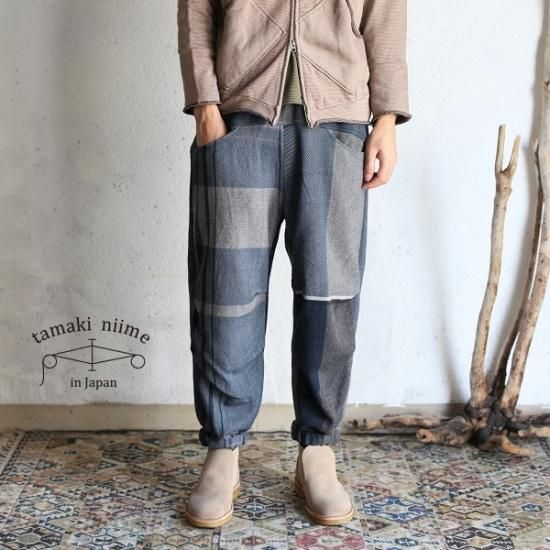 tamakiniime[新品] tamaki niime タマキニイメ nica pants hoso