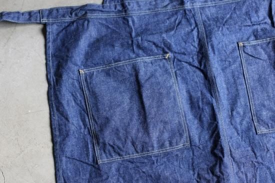 orslow】 DENIM APRON(UNISEX) One Wash 8oz(オンス)デニム オアスロウ