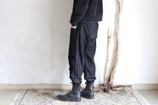 tamaki niime 玉木新雌 BLACK denim nica pants hoso / ブラック