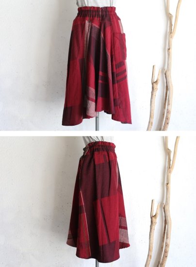 tamaki niime(タマキ ニイメ) 玉木新雌 only one chotan skirt wool