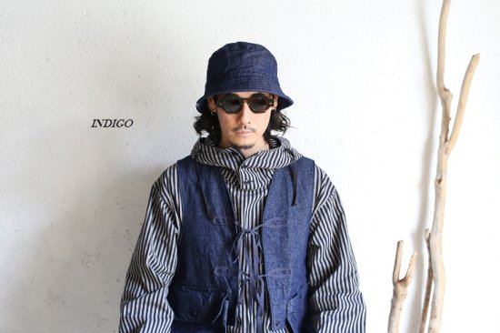 DECHO(デコー) FACTORY BRAND 23SS BUCKET HAT バケットハット コットンリネンデニム