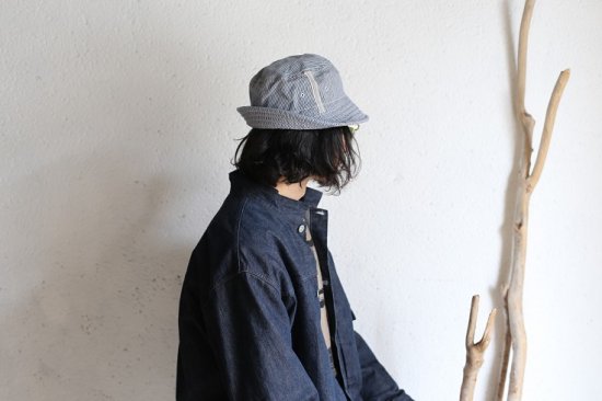 DECHO(デコー) FACTORY BRAND 23SS BUCKET HAT HICKORY バケットハット ヒッコリー