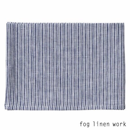 【3点までネコポス可】fog linen work(フォグリネンワーク) リネンキッチンクロス エリン LINEN KITCHEN CLOTH  ERIN /ランチョンマット キッチンタオル LKC001-BLWS