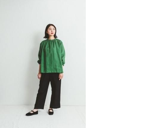 fog linen work(フォグリネンワーク) コトパンツ ブラック