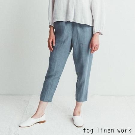 fog linen work フォグリネンワーク ロビン パンツ ブラック