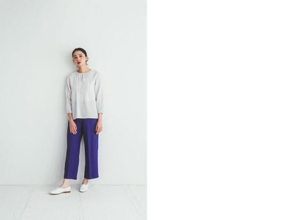 fog linen work(フォグリネンワーク) コトパンツ ブルーアドリア