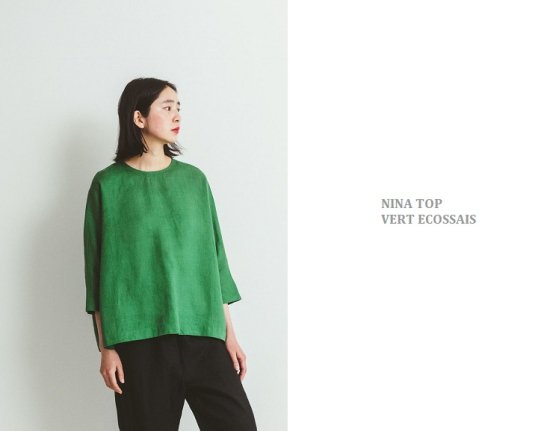 fog linen work】フォグリネンワーク 23 spring 春夏 ニナトップ