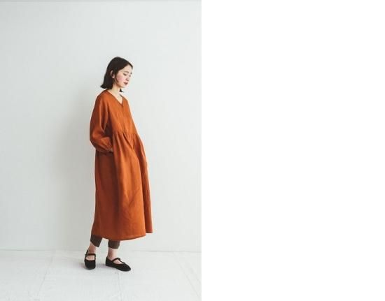 fog linen work(フォグリネンワーク) ミウワンピース プラリーヌ