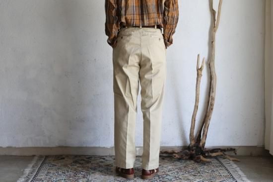 orslow】 TWO TUCK TROUSERS KHAKI ツータックトラウザーズ