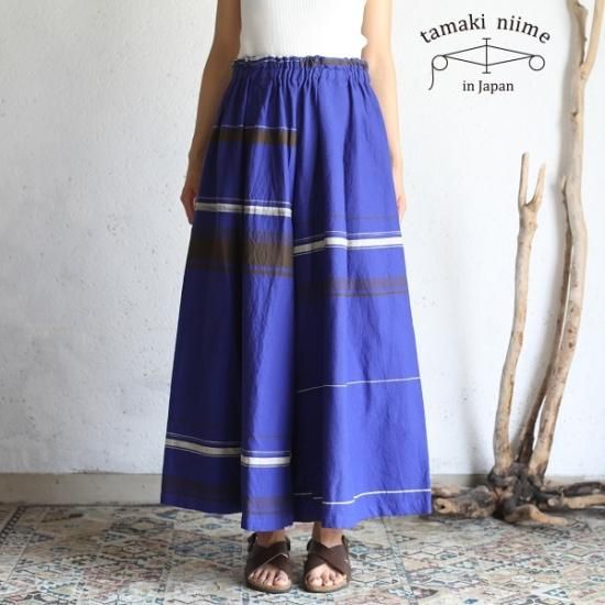 tamaki niime 玉木新雌 only one wide pants LONG cotton 100% WPL28