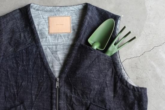 tamaki niime(タマキ ニイメ) 玉木新雌 deniime farmers vest