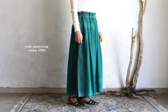 tamaki niime 玉木新雌 サルエルワイドパンツ tarun pants short