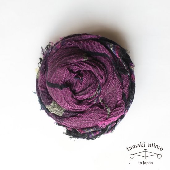 tamaki niime 玉木新雌 roots shawl cotton big 109/ ルーツショール コットン ビッグ  【送料無料】【tamakiniime】-iraka