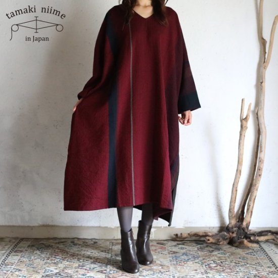 tamaki niime 玉木新雌 only one fuwa-T all wool70% cotton 30% FTA_W01 / オンリーワン  フワT オール Vネック ウール【送料無料】-iraka