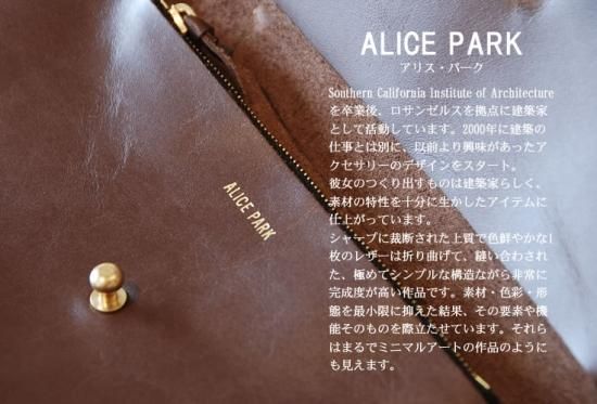 ALICE PARK アリスパーク Single Flap Wallet シングルフラップ