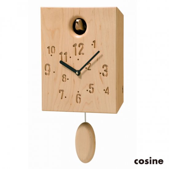 cosine コサイン カッコー時計 メープル ナラ サクラ 送料無料 - iraka