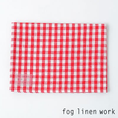 fog linen work(フォグリネンワーク) リネンキッチンクロス レッド