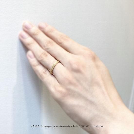18K 月桂樹 マリッジリング 7号 コンテクラシコ』月桂樹 マリッジリング(結婚指輪)【広島snow