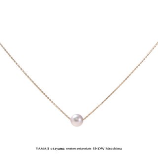 <img class='new_mark_img1' src='https://img.shop-pro.jp/img/new/icons29.gif' style='border:none;display:inline;margin:0px;padding:0px;width:auto;' />『GREATFUL PEARL NECKLACE/アコヤ真珠一粒ネックレス』K10ゴールド