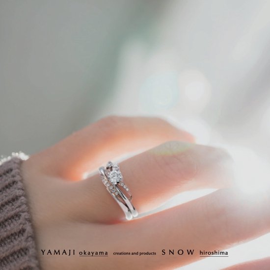 限定 Hoshizora 星空の指輪 エンゲージリング 婚約指輪 K18ピンクゴールド プラチナ 送料 刻印 ギフトラッピング無料