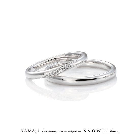 SMOOTH FIT STRAIGHT/スムースフィットストレート』ダイヤ7石 マリッジリング(結婚指輪)
