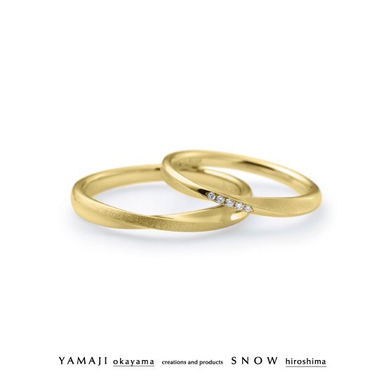『TOWA/トワ』K18イエローゴールド マリッジリング(結婚指輪)｜送料・刻印・ラッピング無料