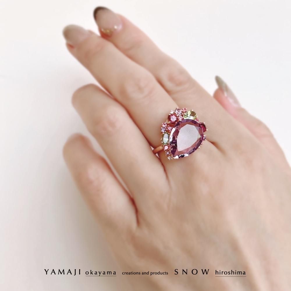 冬の新作「PURPLE RAIN/パープルレイン」アメジストリング｜送料