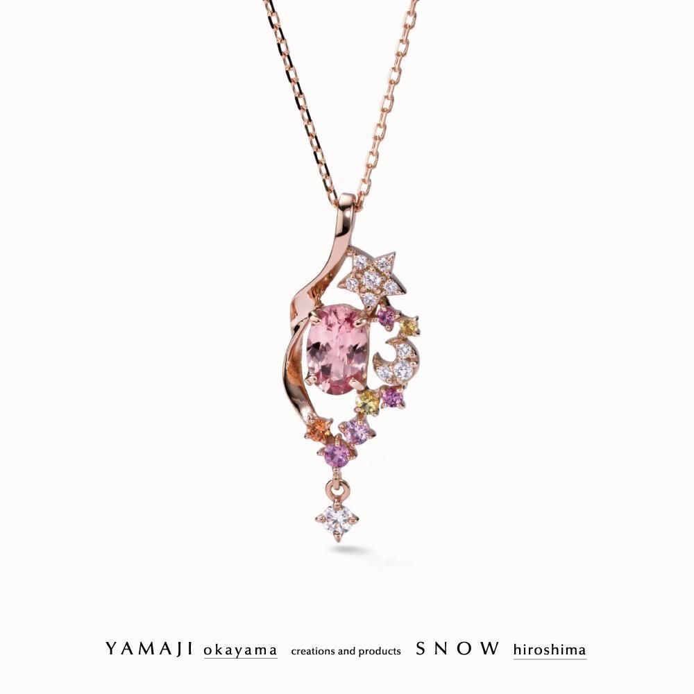 2025夏新作/マラヤガーネット/広島ネックレス｜送料・ラッピング無料