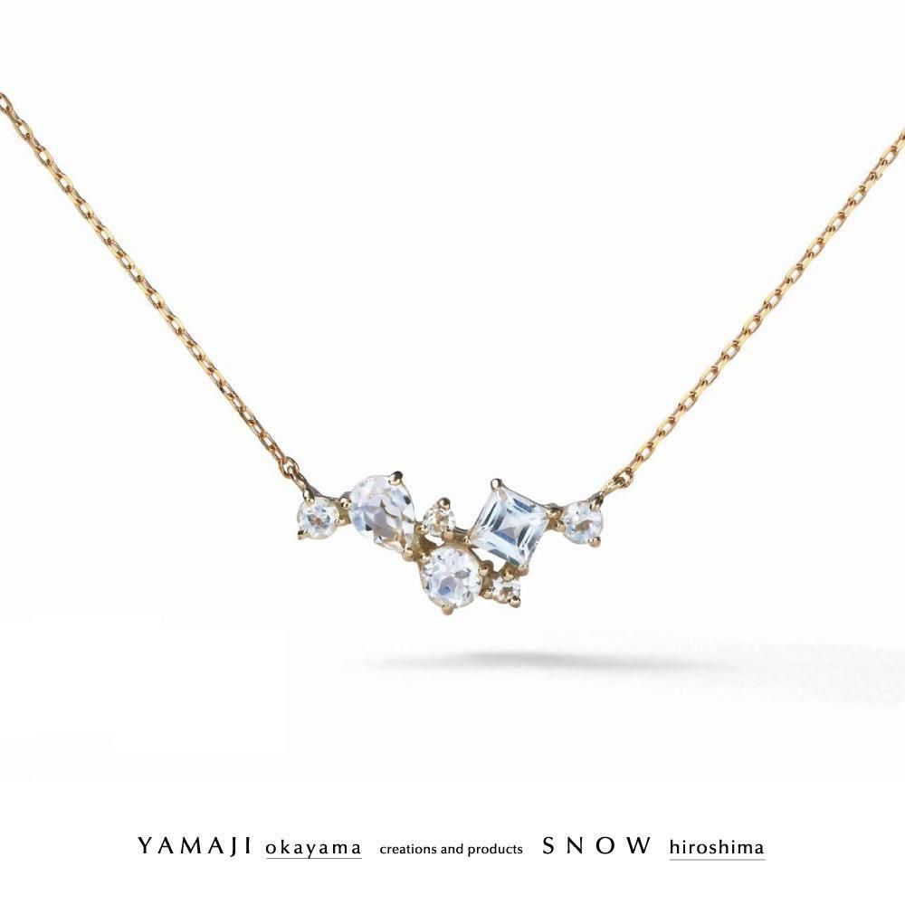 2025秋新作/ホワイトトパーズ/広島ネックレス｜送料・ラッピング無料