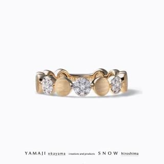 <img class='new_mark_img1' src='https://img.shop-pro.jp/img/new/icons5.gif' style='border:none;display:inline;margin:0px;padding:0px;width:auto;' />「ゼロ・トラック」K18イエローゴールド リング(S)