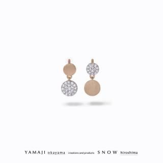 <img class='new_mark_img1' src='https://img.shop-pro.jp/img/new/icons5.gif' style='border:none;display:inline;margin:0px;padding:0px;width:auto;' />「ゼロ・トラック」K18イエローゴールド ピアス