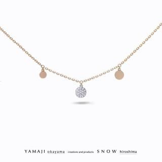 <img class='new_mark_img1' src='https://img.shop-pro.jp/img/new/icons5.gif' style='border:none;display:inline;margin:0px;padding:0px;width:auto;' />「ゼロ・トラック」K18イエローゴールド ネックレス