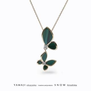 <img class='new_mark_img1' src='https://img.shop-pro.jp/img/new/icons5.gif' style='border:none;display:inline;margin:0px;padding:0px;width:auto;' />「マリポーサ」蝶のネックレス(マラカイト)