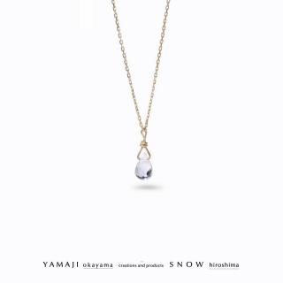 <img class='new_mark_img1' src='https://img.shop-pro.jp/img/new/icons5.gif' style='border:none;display:inline;margin:0px;padding:0px;width:auto;' />「ファーストティア」ブリオレットストーンネックレス(ホワイトトパーズ)