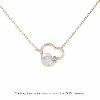 <img class='new_mark_img1' src='https://img.shop-pro.jp/img/new/icons5.gif' style='border:none;display:inline;margin:0px;padding:0px;width:auto;' />「 花 雲 」K10イエローゴールド ネックレス(ダイヤモンド)