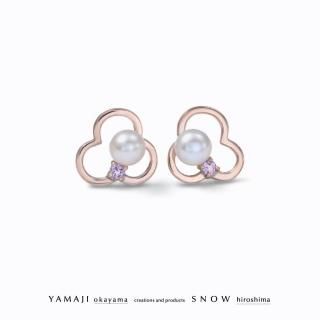<img class='new_mark_img1' src='https://img.shop-pro.jp/img/new/icons5.gif' style='border:none;display:inline;margin:0px;padding:0px;width:auto;' />「 花 雲 」K10ピンクゴールド ピアス(ライトアメジスト)