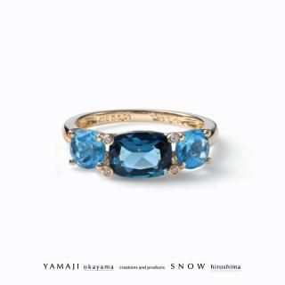 <img class='new_mark_img1' src='https://img.shop-pro.jp/img/new/icons5.gif' style='border:none;display:inline;margin:0px;padding:0px;width:auto;' />「スリー・エッセンス」ブルートパーズ リング