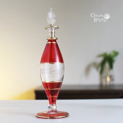 エジプト香水瓶 レッド